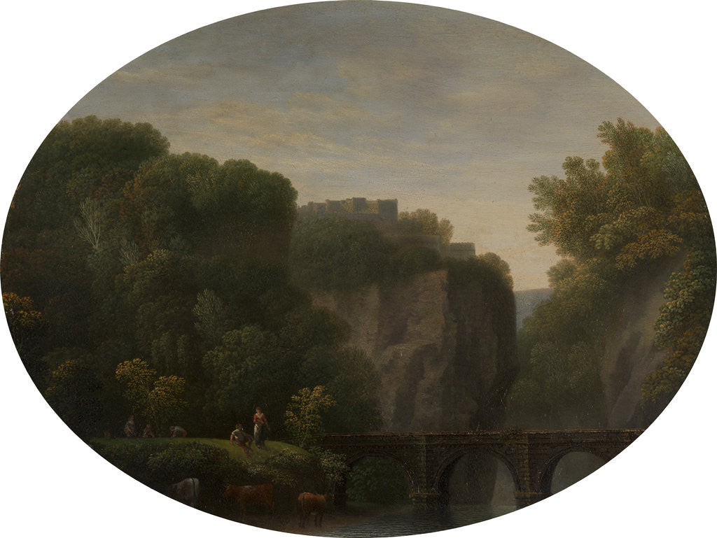 Detail of A Bridge Over the River Wye by John Taylor of Bath