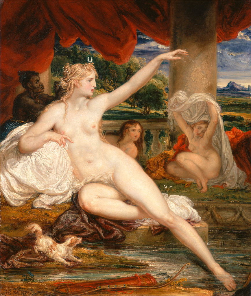 Detail of Diana at the Bath by James Ward