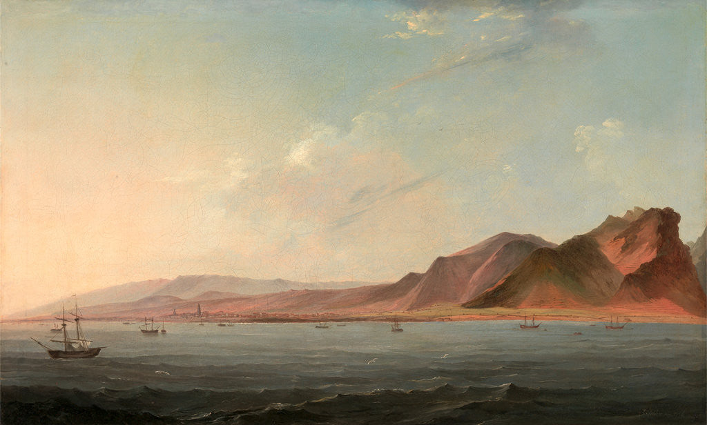 Detail of View of Santa Cruz, Tenerife by John Webber