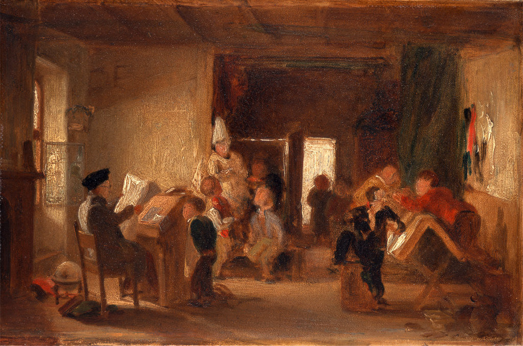 Detail of A Study of 'The Schoolroom' by Thomas Webster