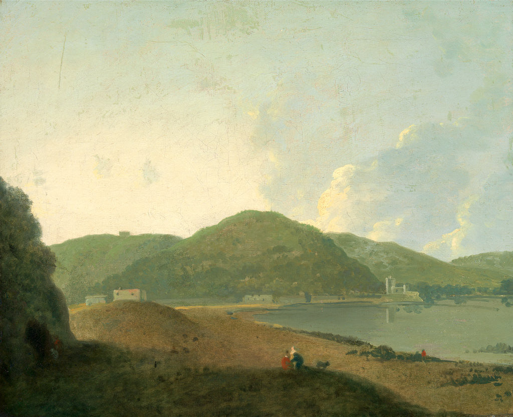 Detail of Lago d'Agnano with the Grotta del Cane by Italy Richard Wilson