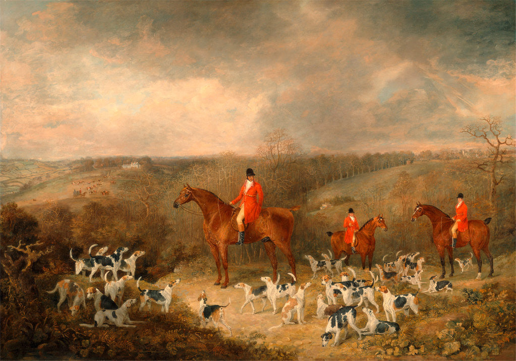 Lord Glamis and his Staghounds by Dean Wolstenholme