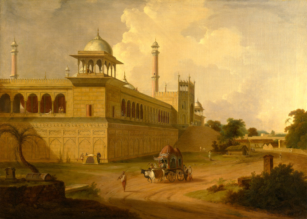 Detail of Jami Masjid, Delhi India by Thomas Daniell