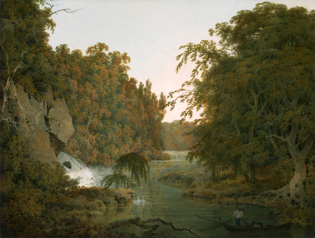 Detail of Dovedale by Joseph Wright of Derby
