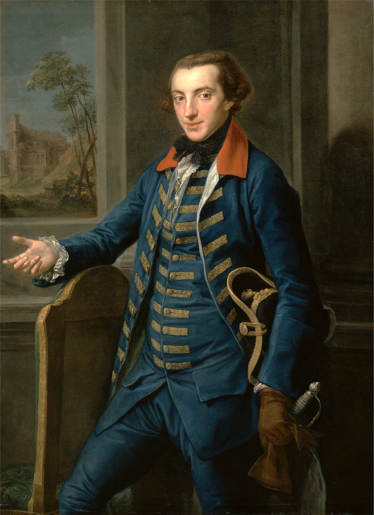Detail of William Weddell by Pompeo Batoni