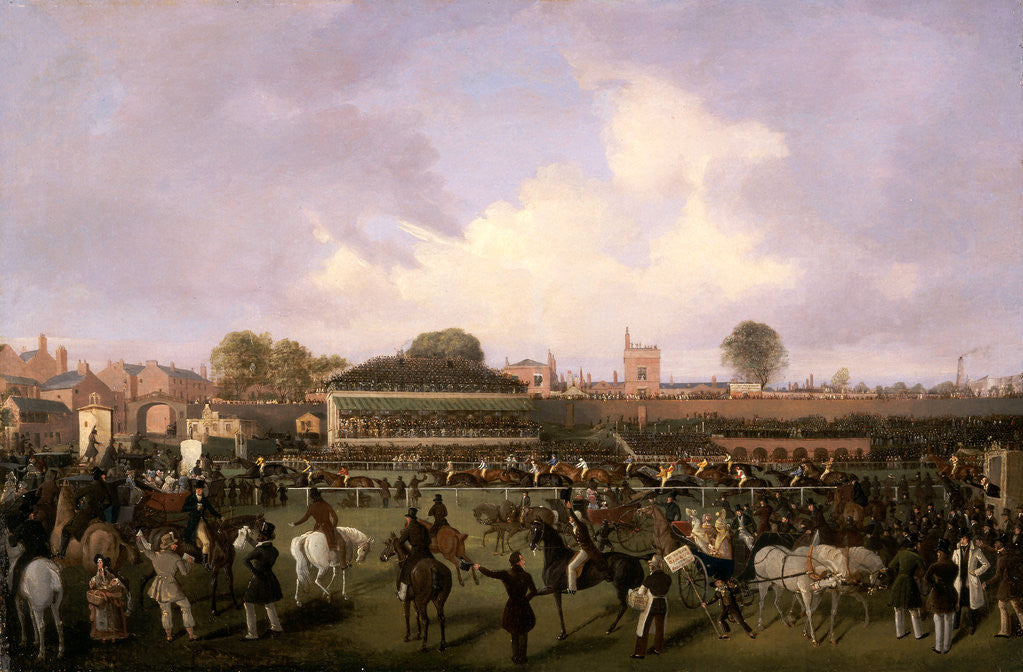 Detail of Lord Westminster's Cardinal Puff, with Sam Darling Up, Winning the Tradesman's Plate by William Tasker