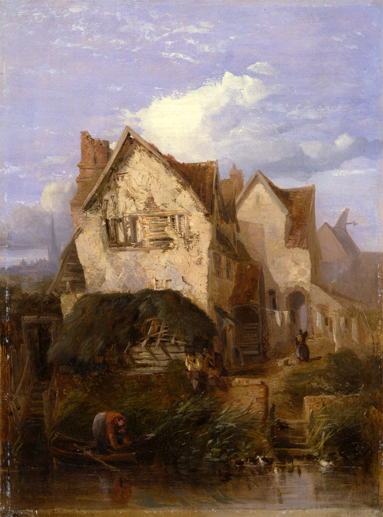 Detail of A View near Norwich by Thomas Lound