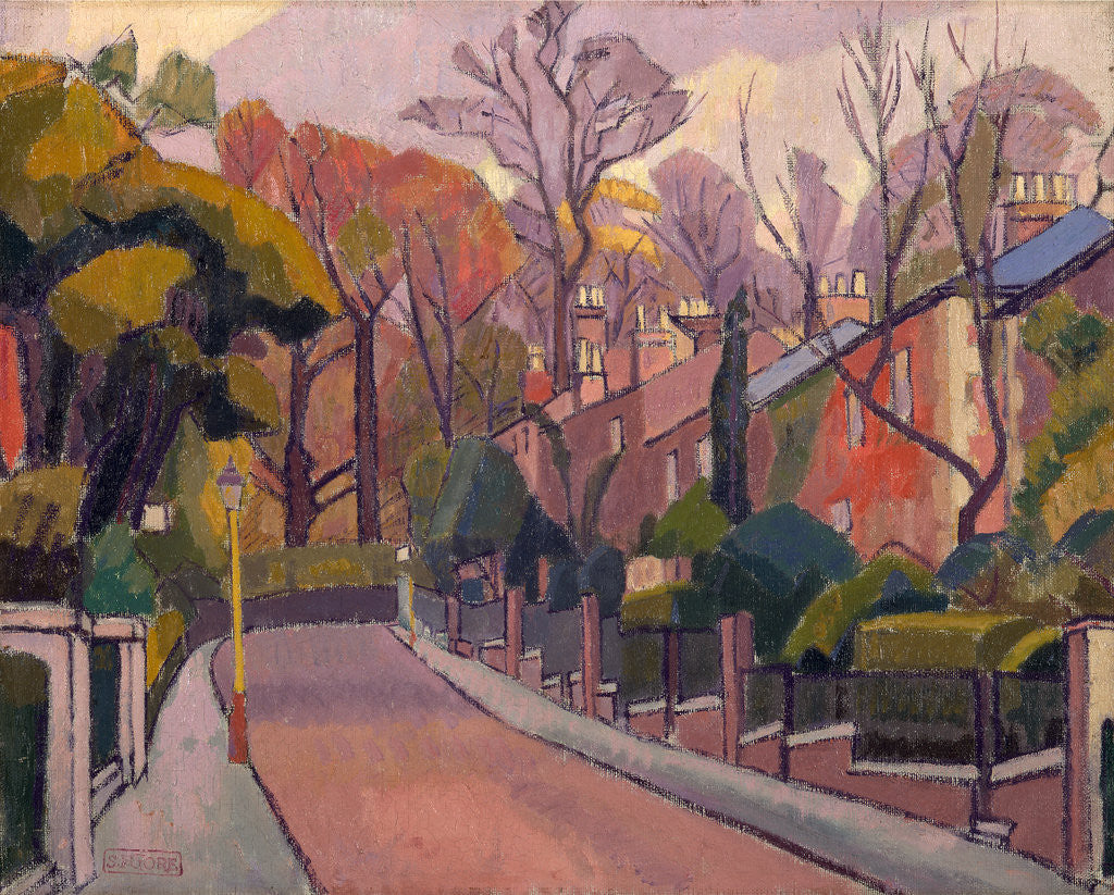 Detail of Cambrian Road, Richmond by Spencer Frederick Gore