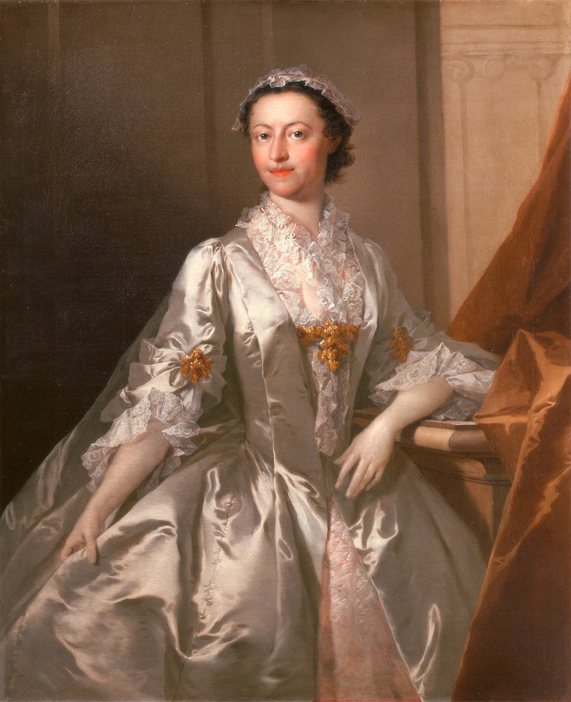 Detail of Mrs. Wardle by Thomas Frye