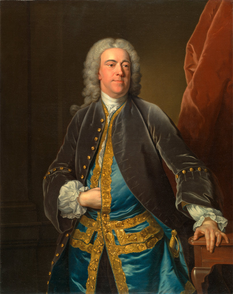 Detail of The Rt. Honorable Stephen Poyntz, of Midgeham, Berkshire by Jean-Baptiste van Loo