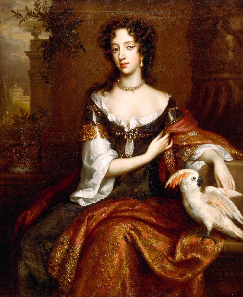 Detail of Mary of Modena by Willem Wissing