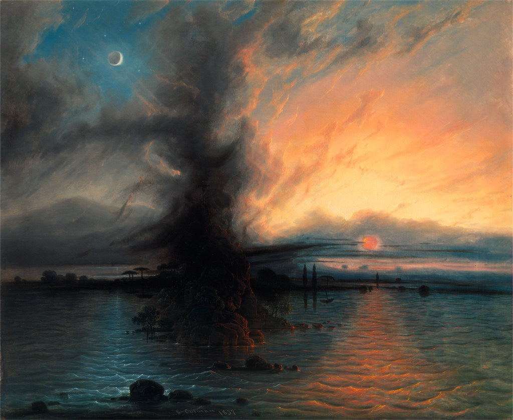 Detail of The Rock of Salvation by Samuel Colman