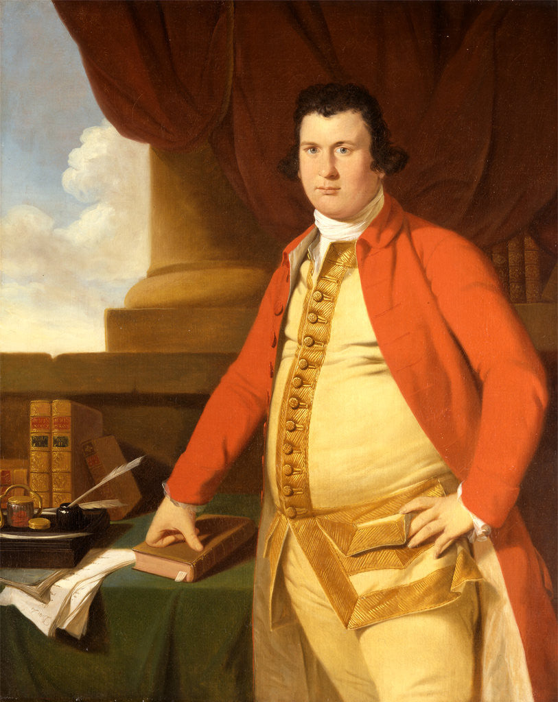 Detail of An Unknown Man by Tilly Kettle