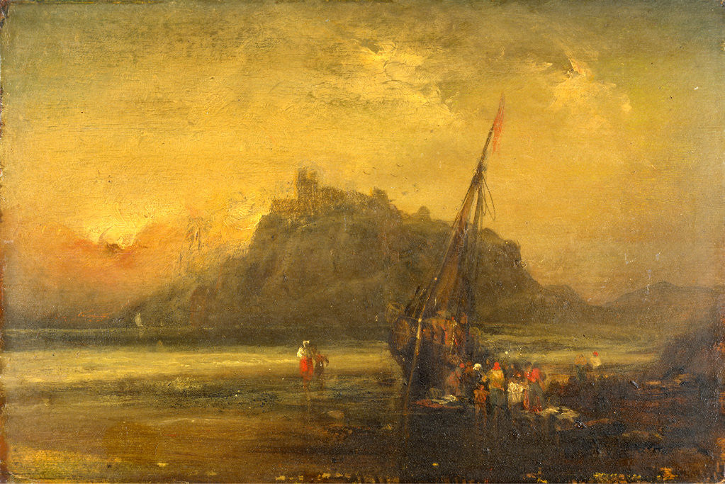 Detail of Beach Scene by John Sell Cotman