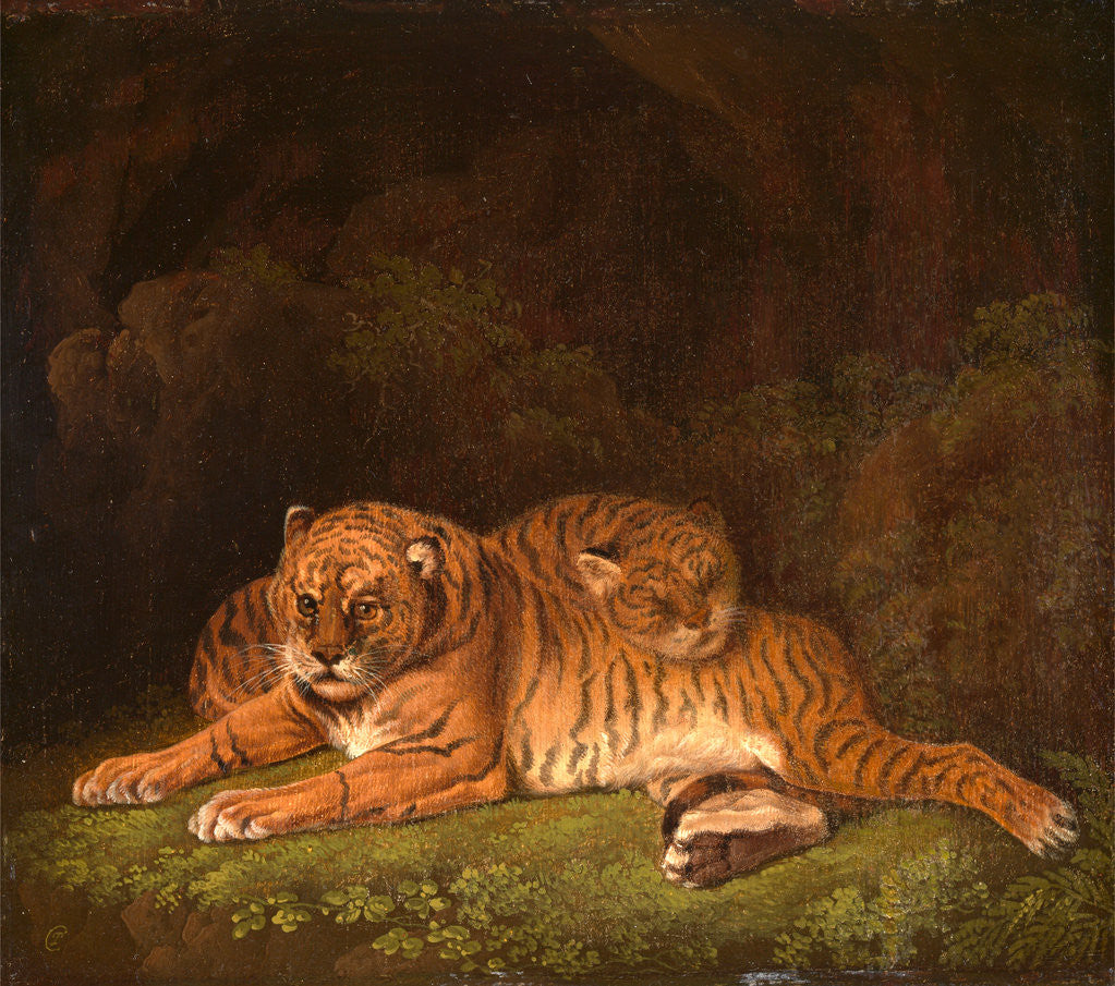 Detail of Tigers by Charles Towne