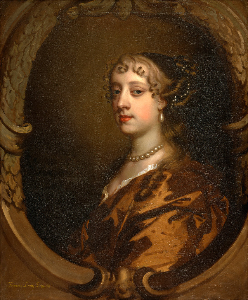 Detail of Lady Frances Savile, Later Lady Brudenell by Peter Lely