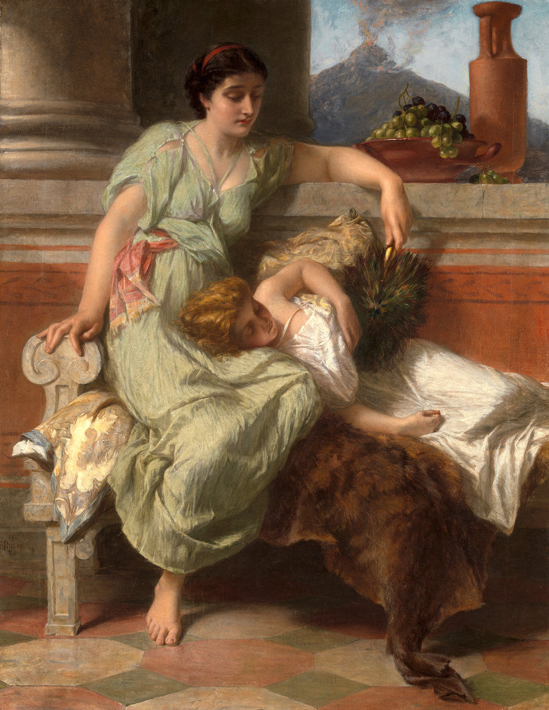 Detail of Pompeii, A.D. 79 by Alfred Elmore
