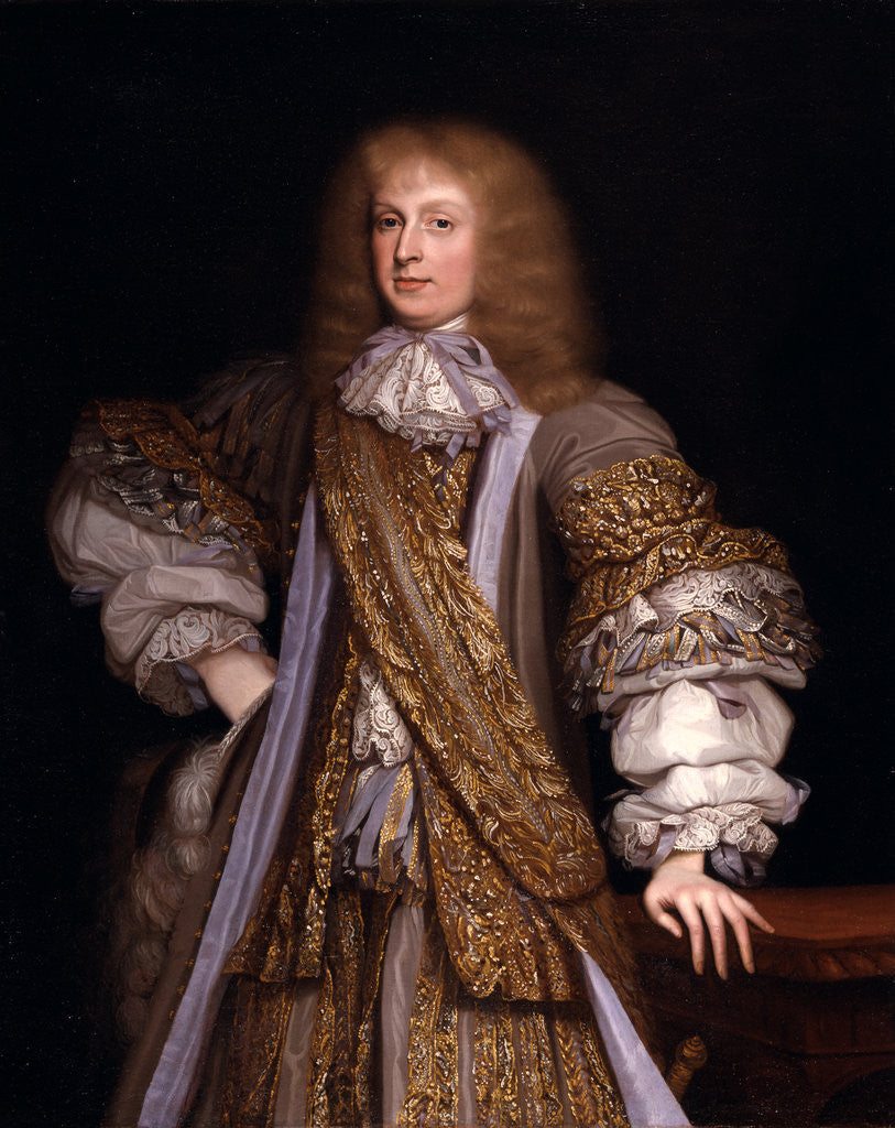 Detail of Sir John Corbet of Adderley by John Michael Wright