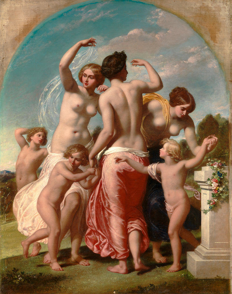 Detail of The Three Graces by William Edward Frost