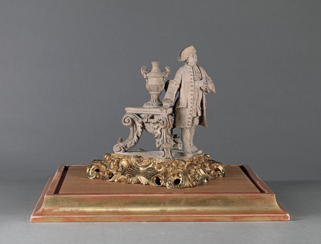 Detail of Sculpture, Figure of the Artist's Father by George Paul Eckstein