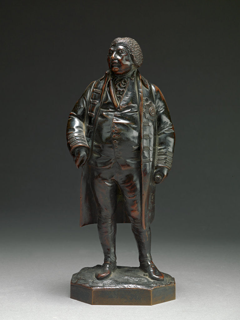 Detail of Sculpture, George III by Lawrence Gahagan