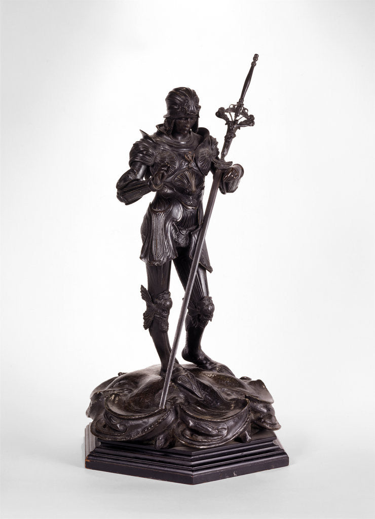 Detail of Sculpture, St. George Saint George by Alfred Gilbert