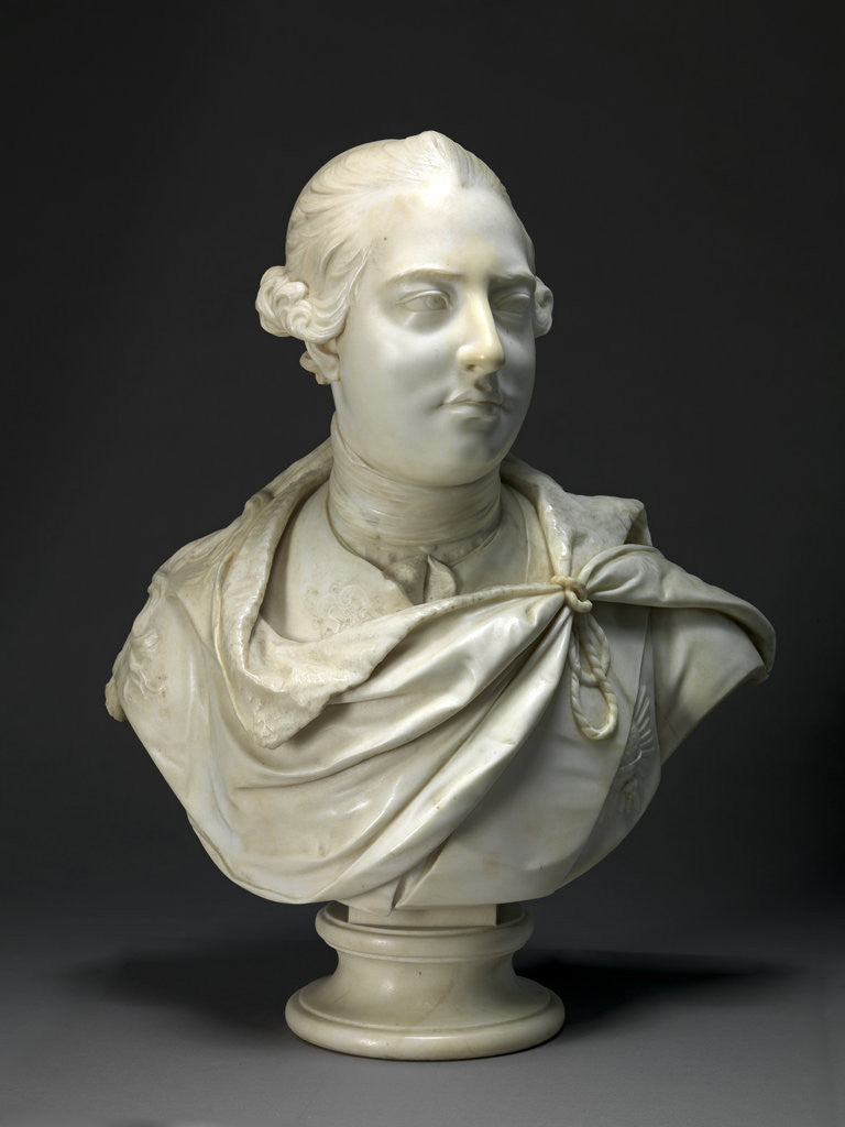 Detail of Sculpture, George III by The Younger