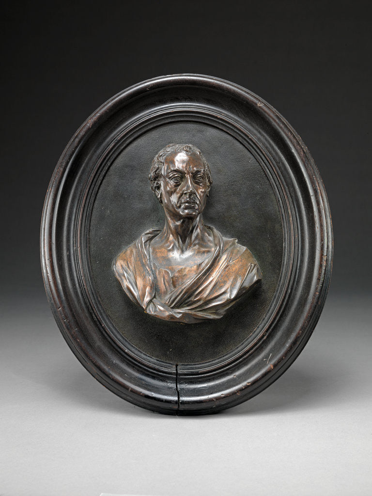 Detail of Sculpture, Alexander Pope by Louis François Roubiliac