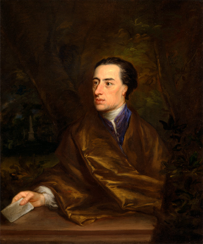 Detail of Alexander Pope by Jonathan Richardson the Elder