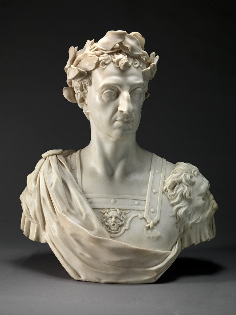 Detail of William III by John Michael Rysbrack