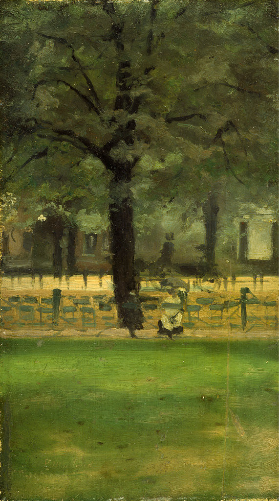 Detail of The Lady's Mile, Kensington Gardens, London by Paul Fordyce Maitland