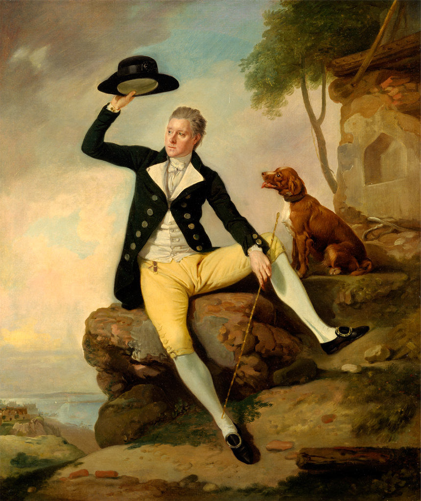 Detail of Patrick Heatly by Johan Joseph Zoffany