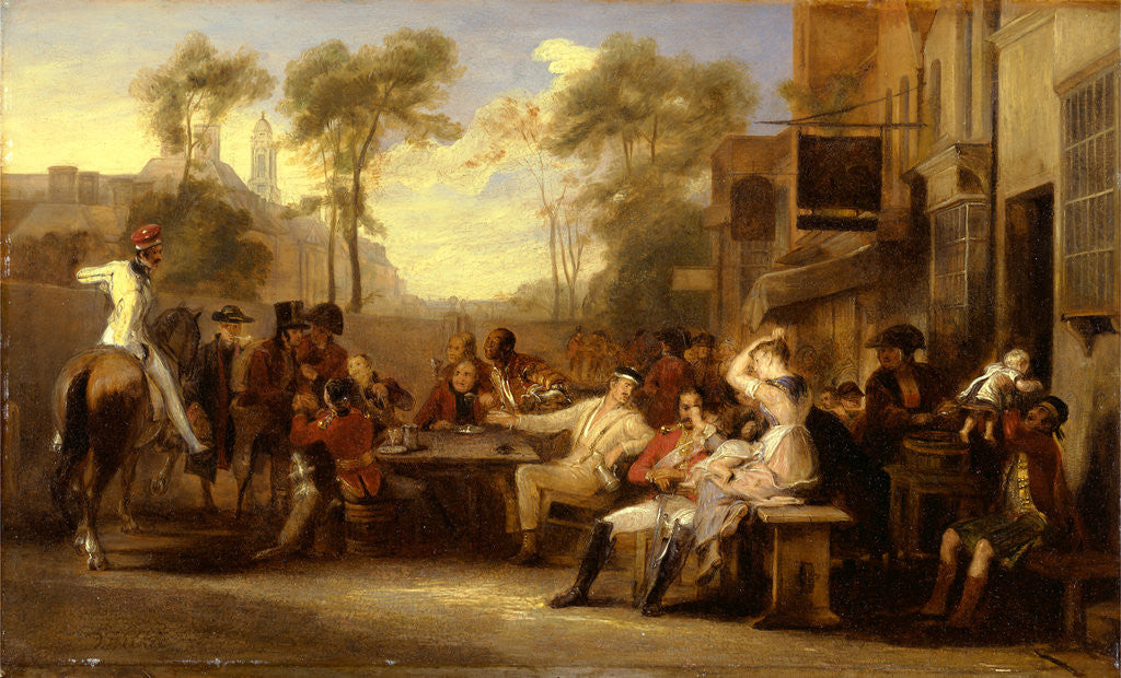 Detail of Chelsea Pensioners Receiving the Gazette Announcing the Battle of Waterloo by Sir David Wilkie