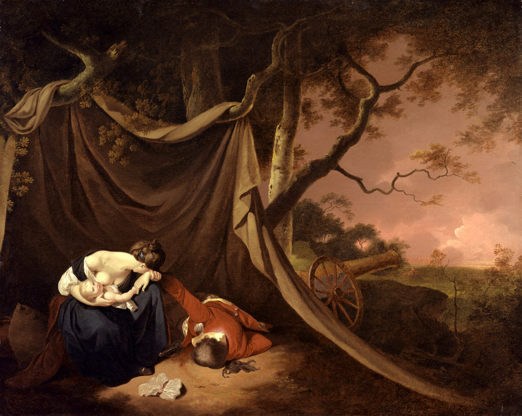 Detail of The Dead Soldier by Joseph Wright of Derby