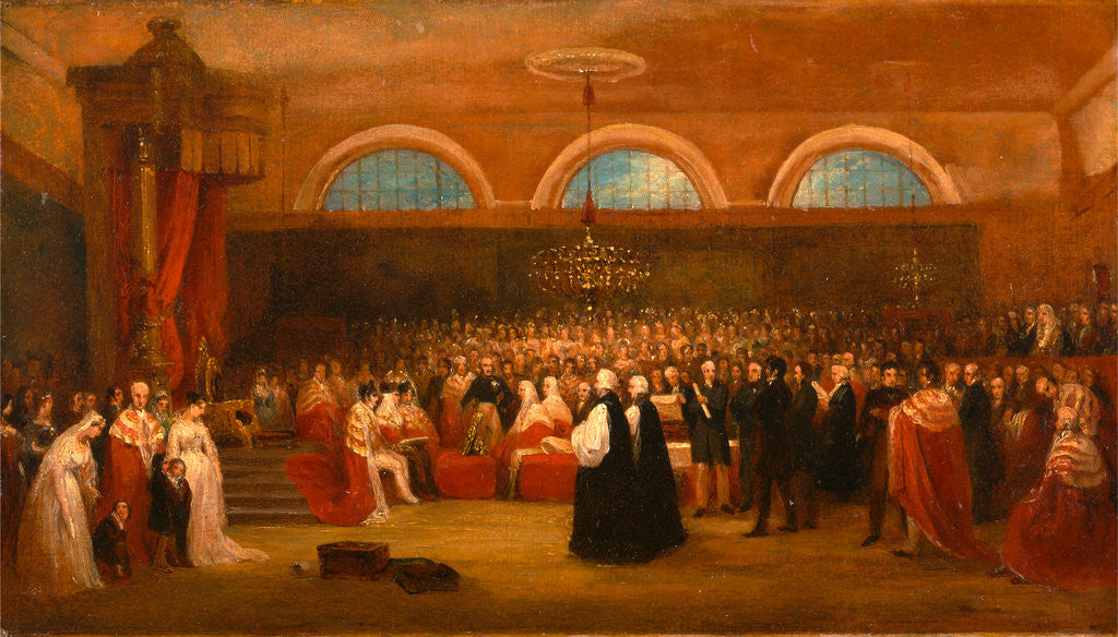Detail of The Passing of the Great Emancipation Act by George Jones