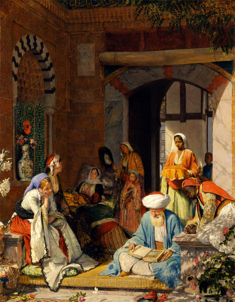 Detail of And the Prayer of Faith Shall Save the Sick by John Frederick Lewis