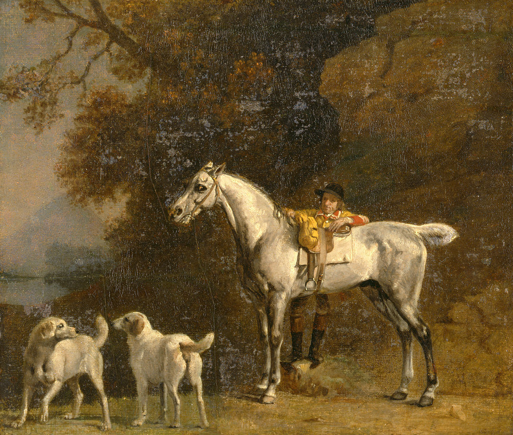 Detail of Studies for or after 'The 3rd Duke of Richmond with the Charleton Hunt' by George Stubbs