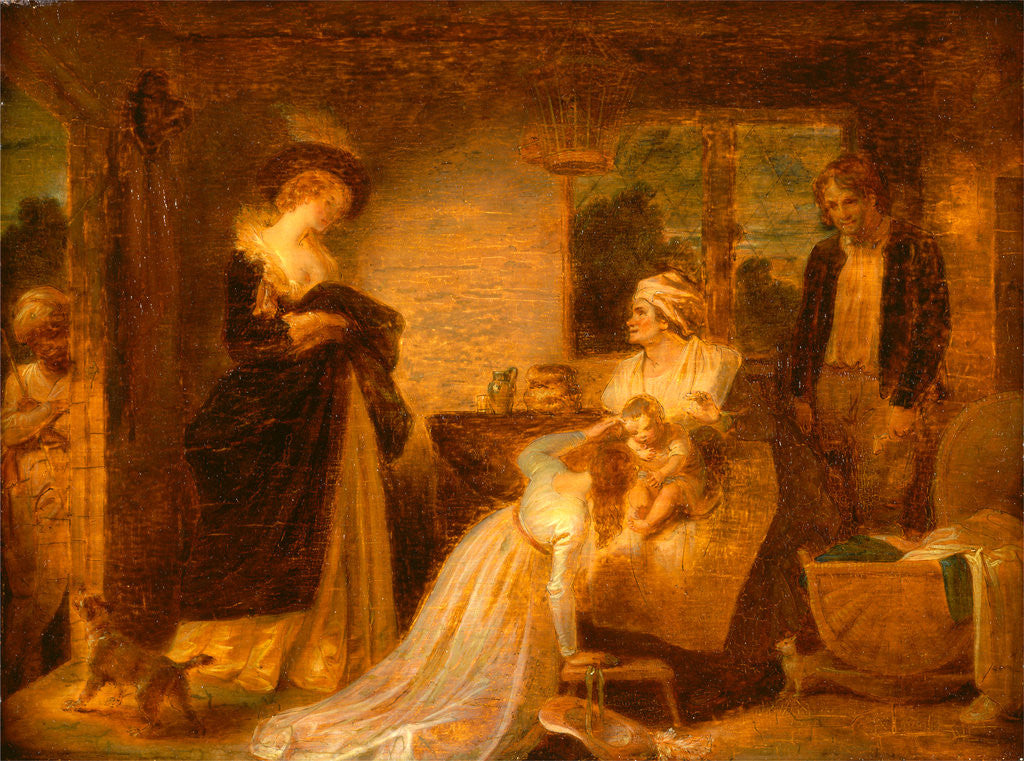 Detail of The Seven Ages of Man: The Infant, 'As You Like It,' II, vii by Robert Smirke