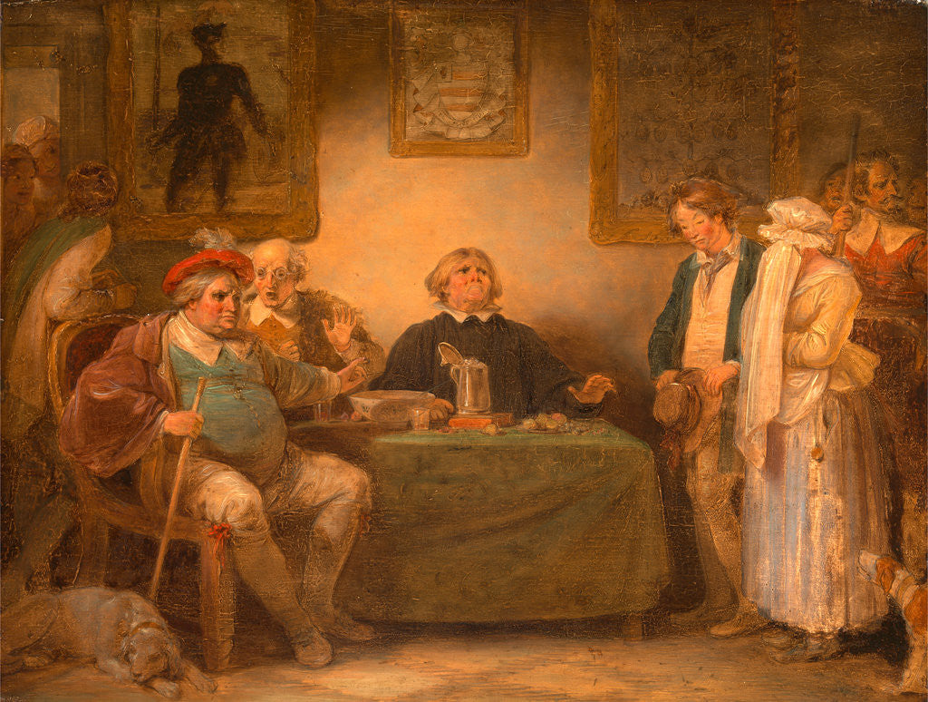 Detail of The Seven Ages of Man: The Justice, 'As You Like It,' II, vii by Robert Smirke