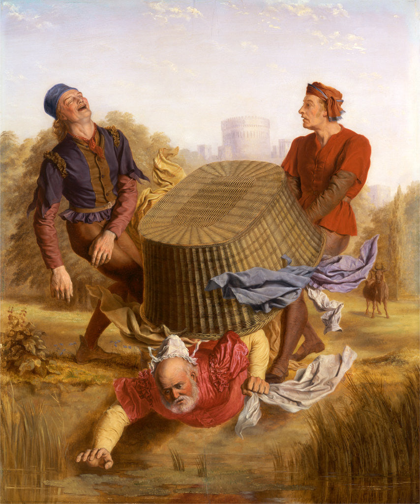 Detail of Buck Washing on Datchet Mead by S. Clifton