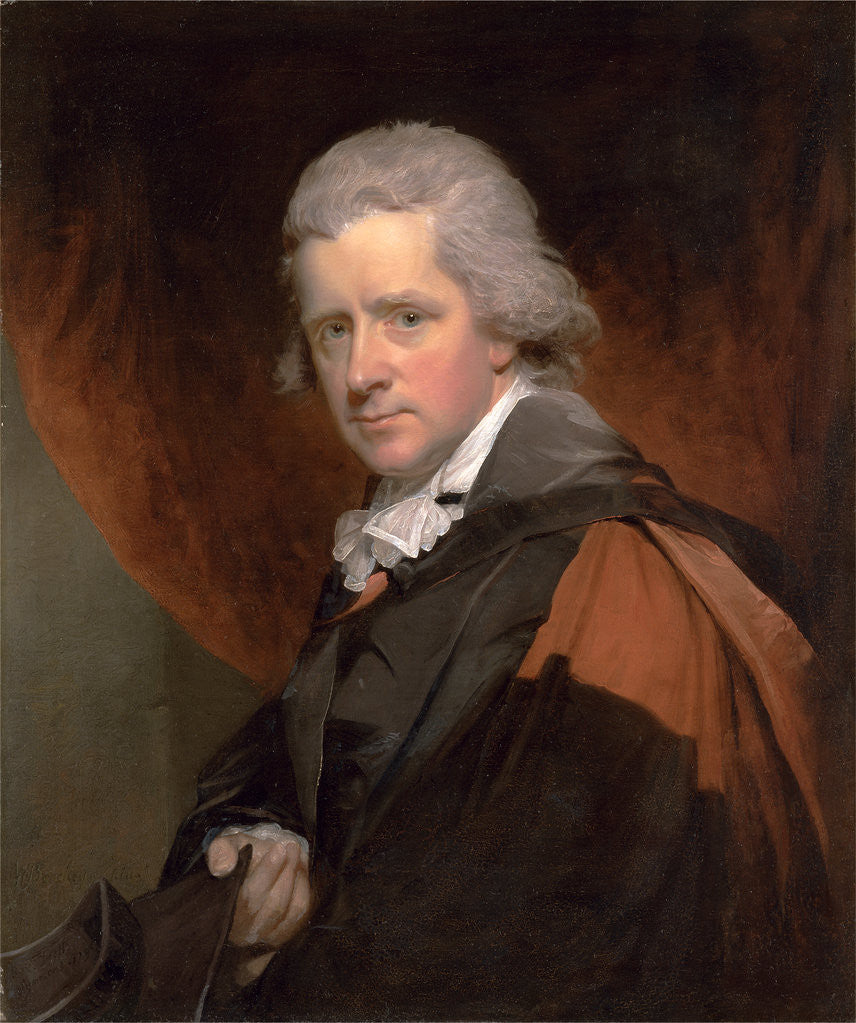 Detail of Reverend Dr. Charles Symmons by Sir William Beechey