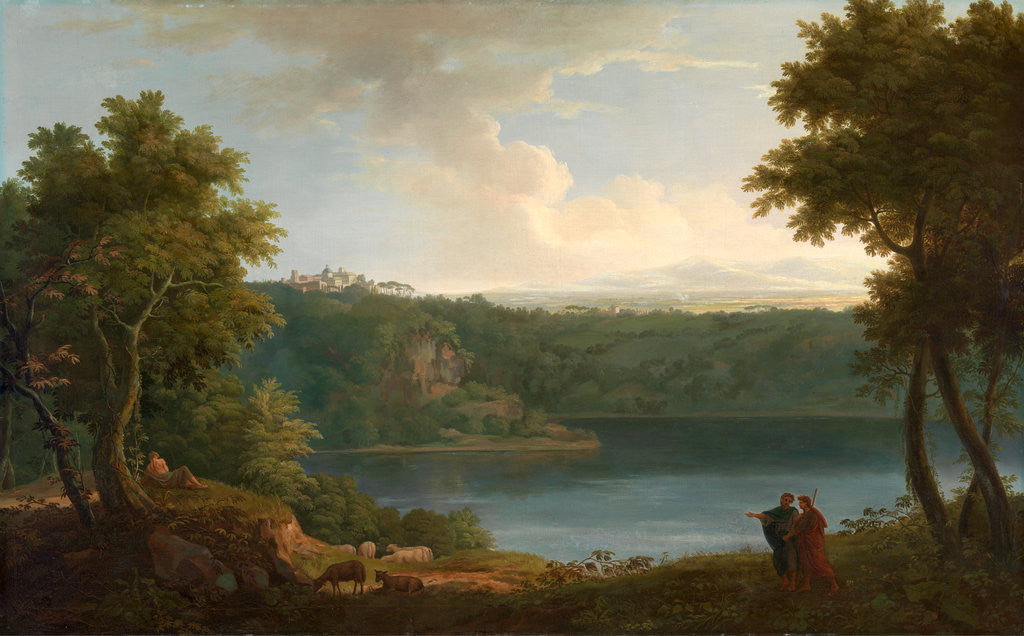 Detail of Lake Albano by George Lambert
