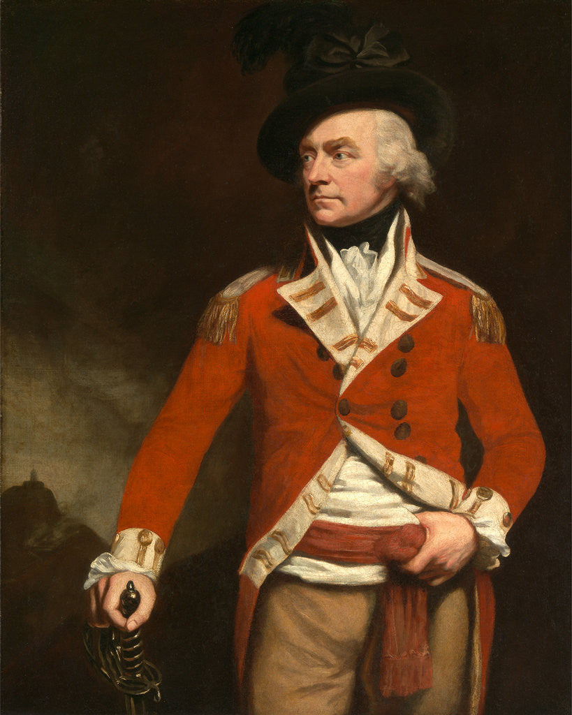 Detail of An Officer in the East India Uniform of the 74th (Highland) Regiment by John Opie