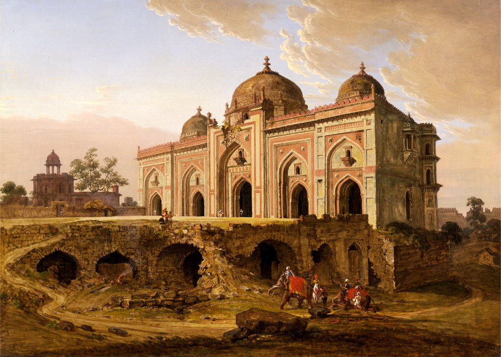 Detail of The Kila Kona Masjid, Purana Qila, Delhi, India by Robert Smith