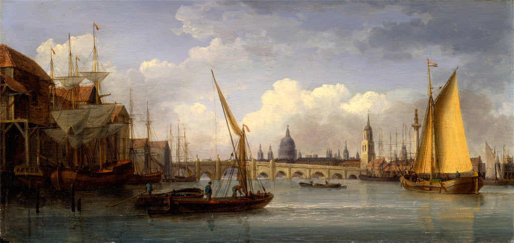 Detail of London Bridge by William Anderson