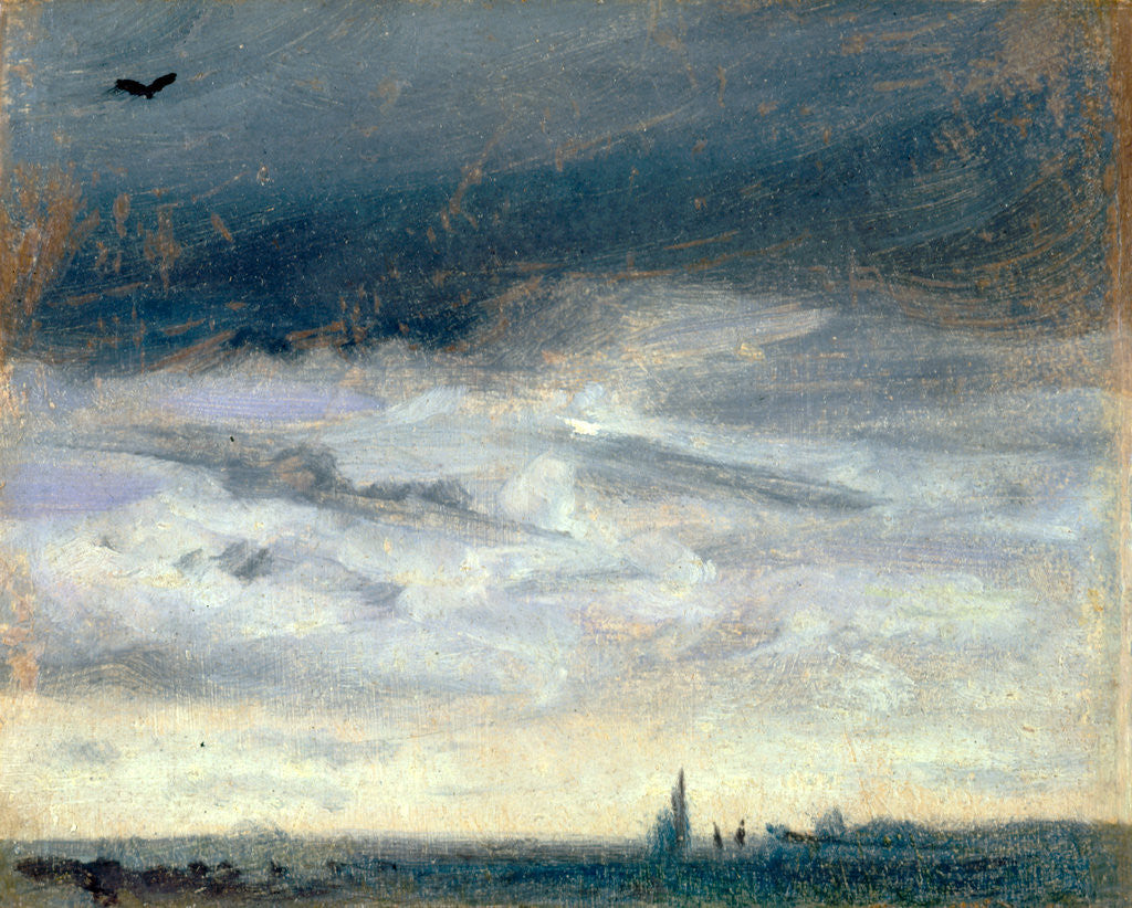 Detail of A Grey Day by Lionel Constable