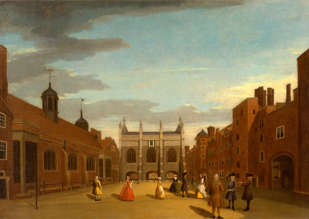 Detail of Lincoln's Inn, the Chapel, and Old Hall, London by Anonymous