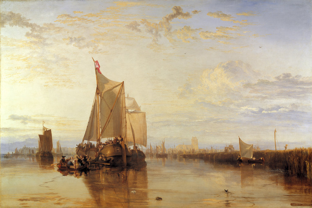 Dort or Dordrecht: The Dort packet-boat from Rotterdam, The Netherlands becalmed by Joseph Mallord William Turner