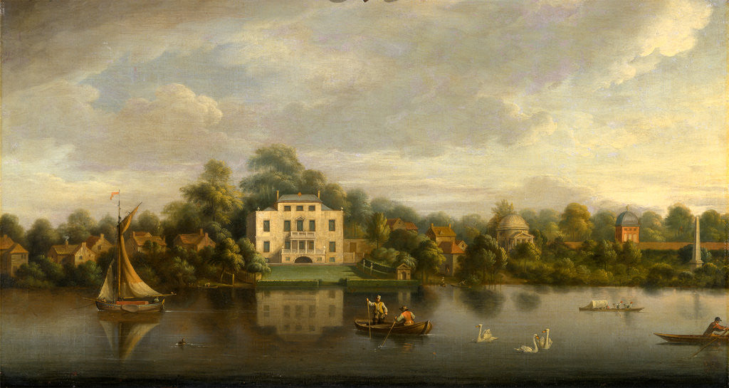 Detail of Pope's Villa, Twickenham, London, Joseph Nickolls by Joseph Nickolls