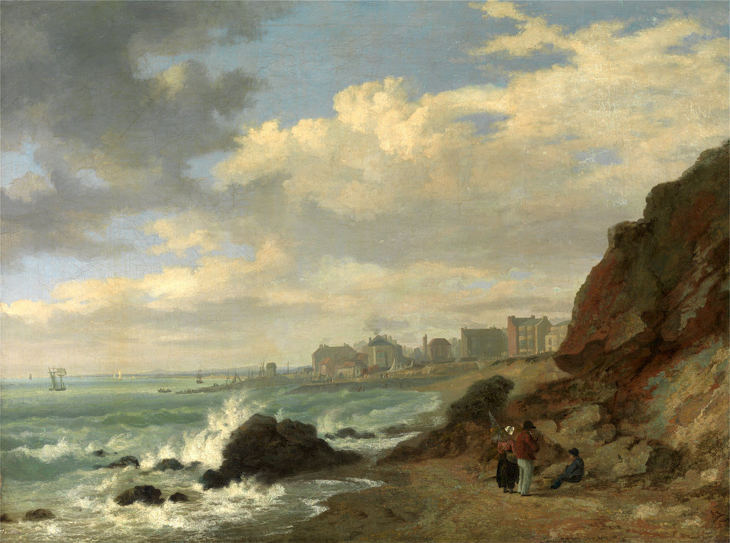 Detail of Brighton by William Henry Stothard Scott
